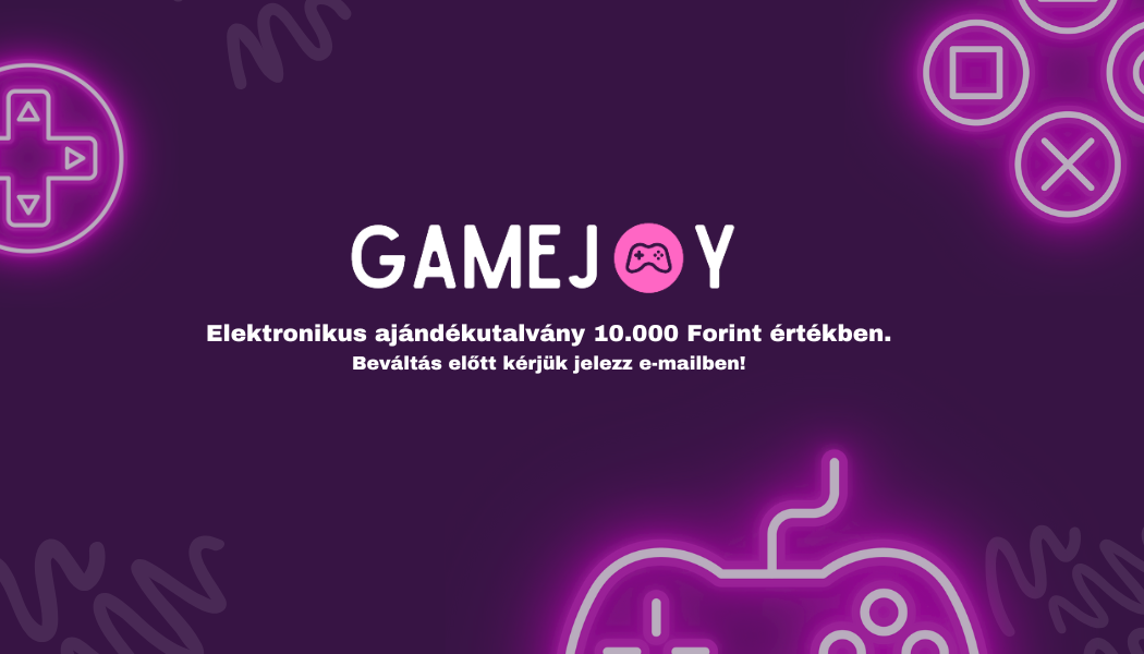 GameJoy ajándékutalvány